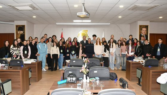 Başkan Sevindi, Erasmus+ Projesi katılımcılarını misafir etti