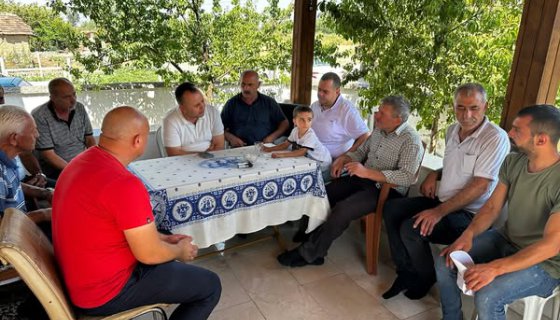 Başkan Sevindi, Yangın mağduru aileyi ziyaret etti