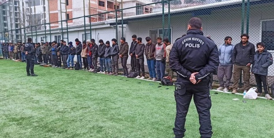 Amasya’da 61 kaçak göçmen yakalandı