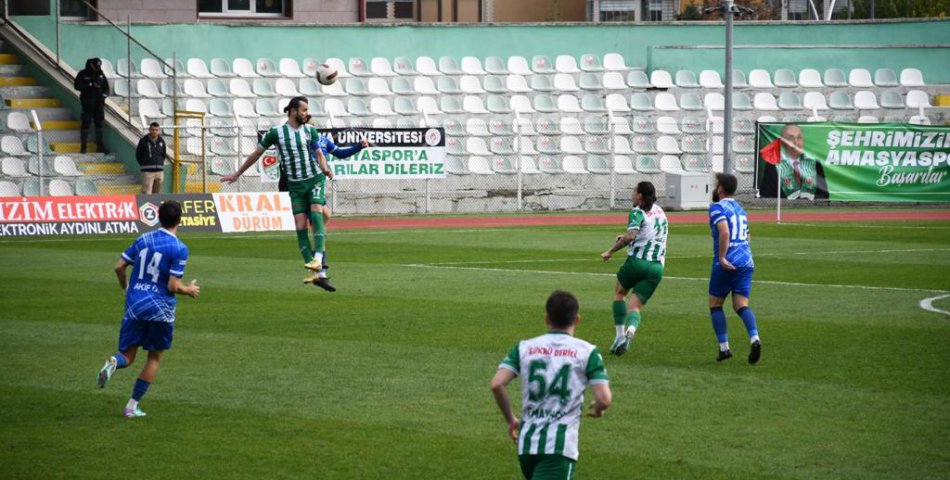 Amasyaspor kendi evinde berabere kaldı 