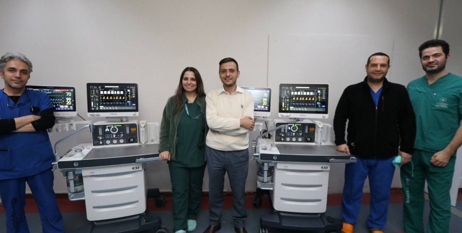 Hastaneye son teknoloji anestezi cihazı