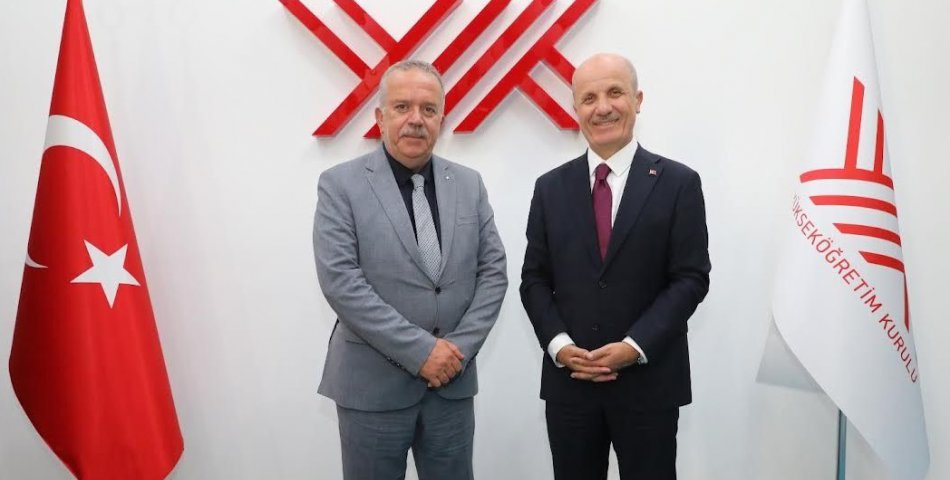 Rektör Turabi'den YÖK Başkanına ziyaret