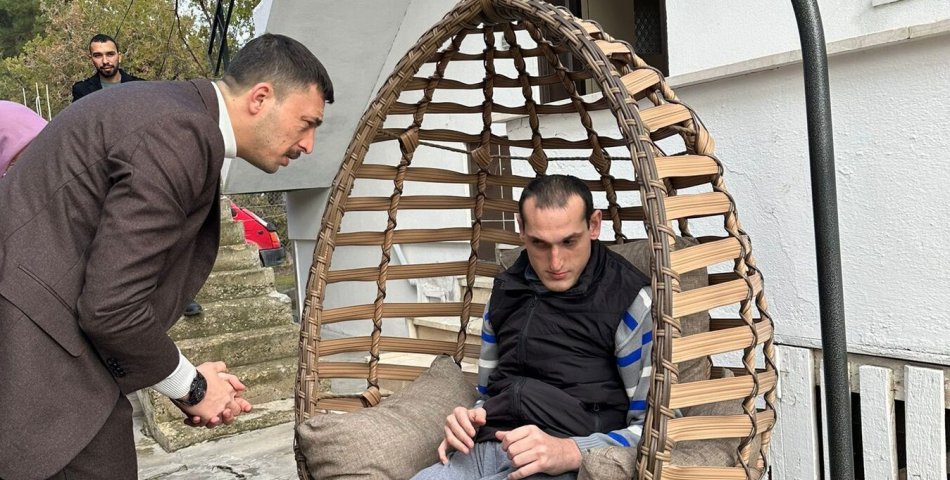 Samet’in salıncak hayali gerçek oldu