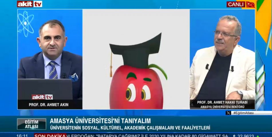 Rektör Turabi, AKİT TV’ye konuk oldu