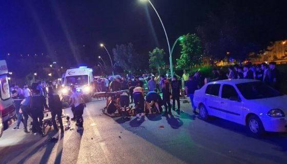 İki motosiklet kafa kafaya çarpıştı: 2 ölü, 2 yaralı